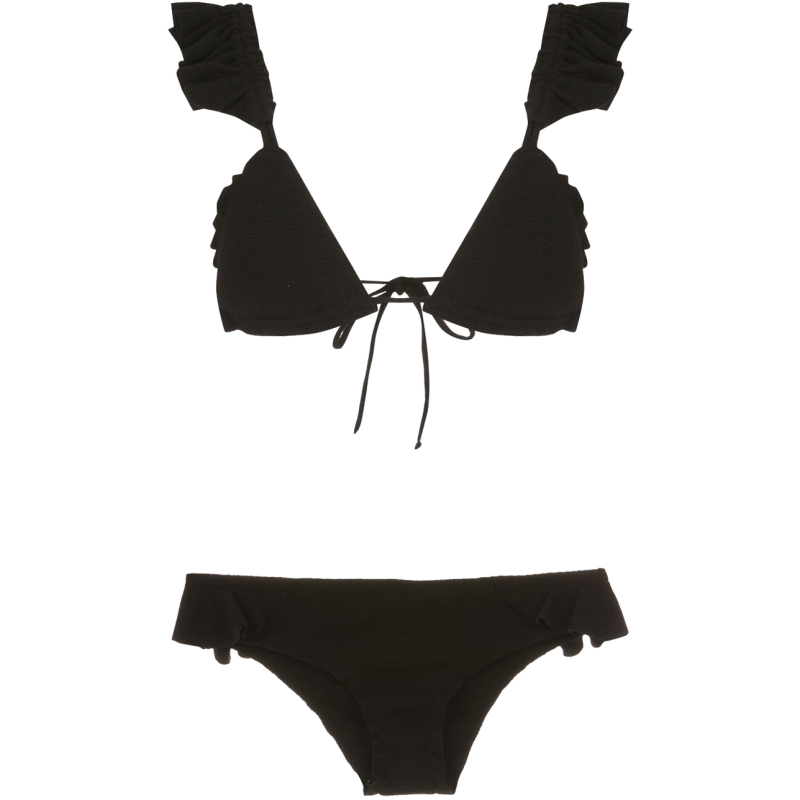 BIKINIS Laven Padded Triangel Bikini Schwarz